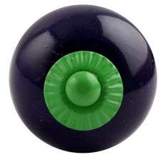 Navy Blue Round Green Fitting Ceramic Knob